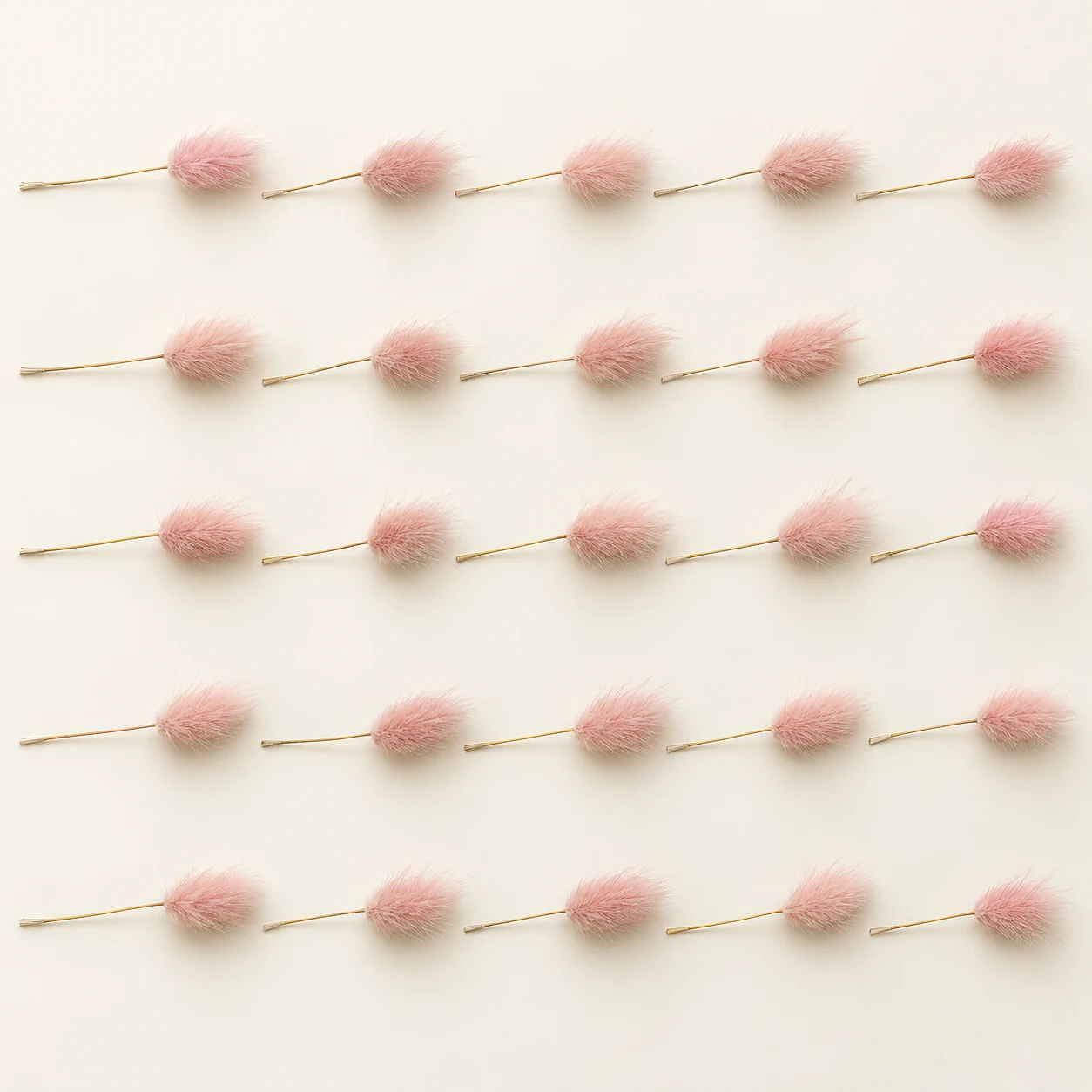 Blush bunny-tail stems